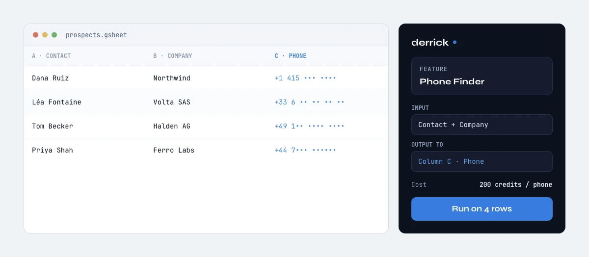 validate phone numbers at scale in google sheets