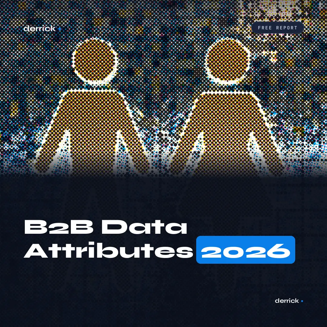 B2B Data Attributes 2026 report by Derrick